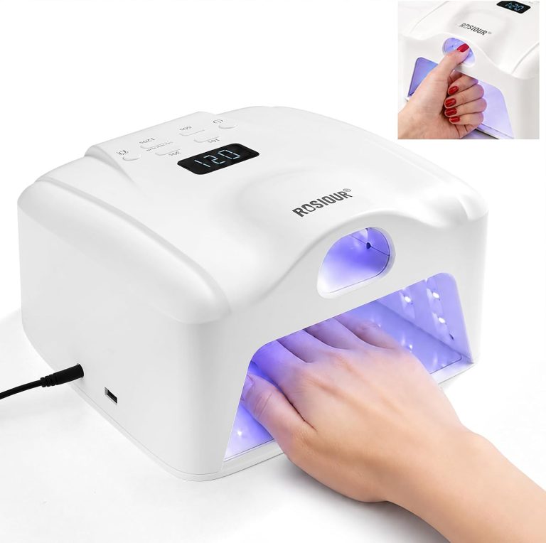 72W UV LED Nail Lamp for Gel Nails with Thumb Slot