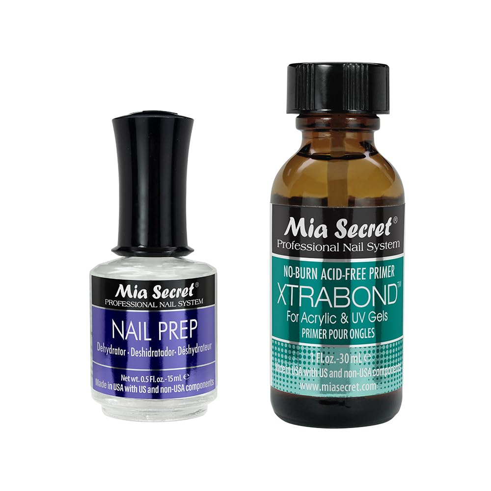 acid-free nail primer set: prep and bonding guide