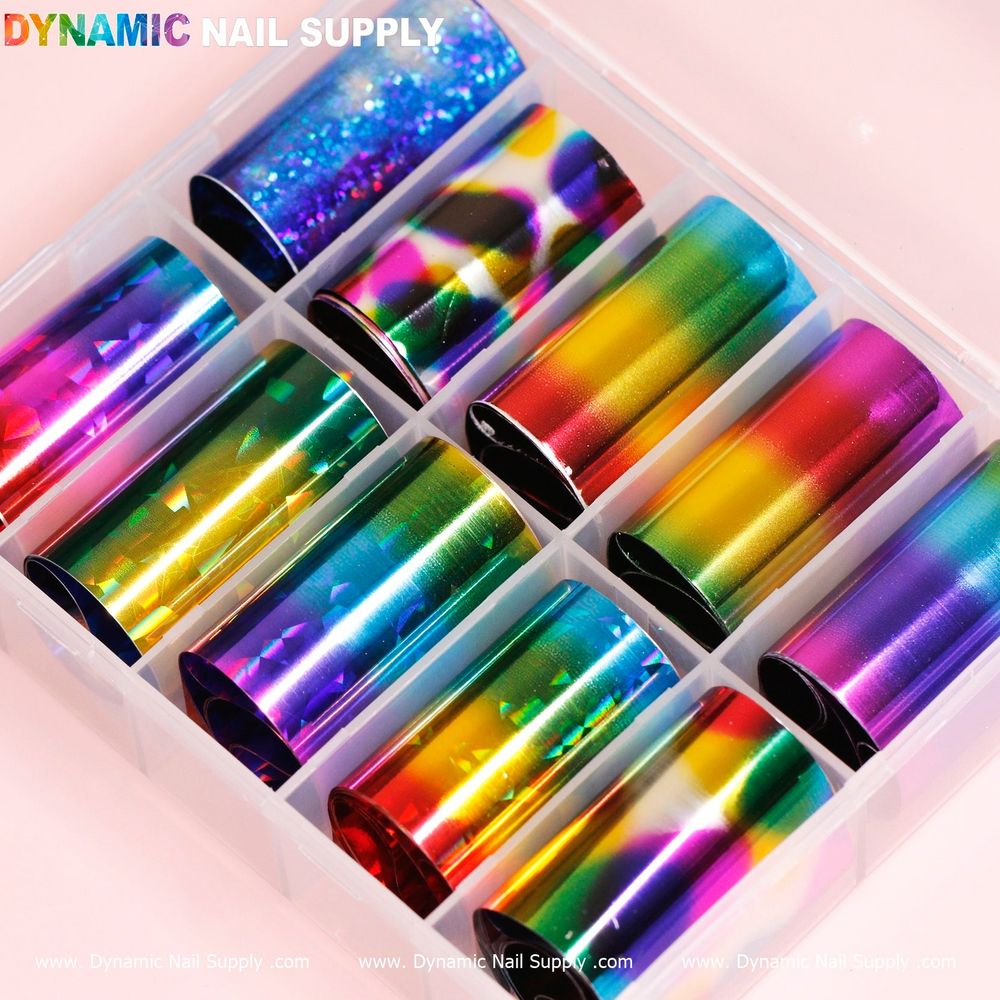 Colorful nail art foils roll - 2