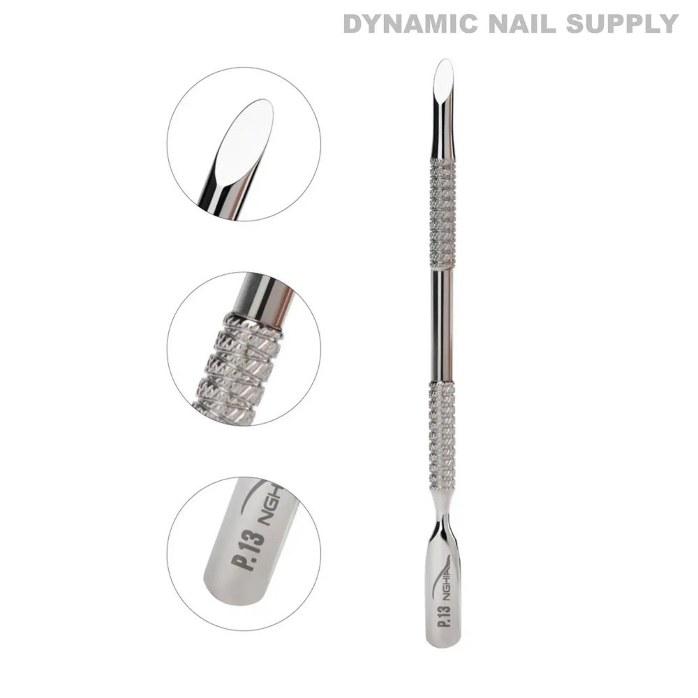 P-13 stainless steel cuticle pusher - 10
