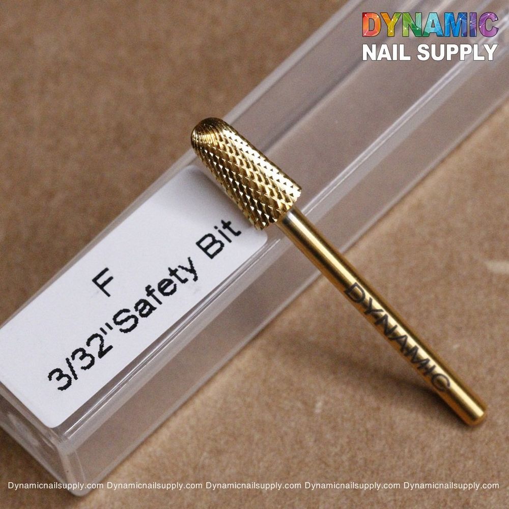 F Safety Drill Bit on white - 2