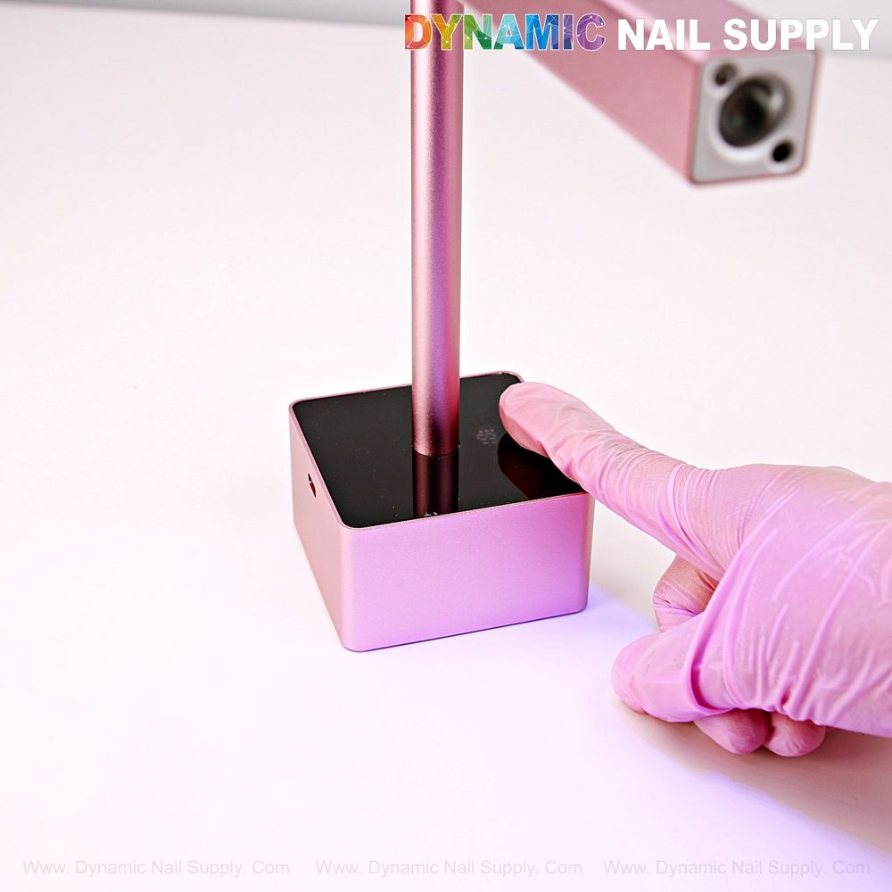 Mini UV LED flash cure lamp pink - 3