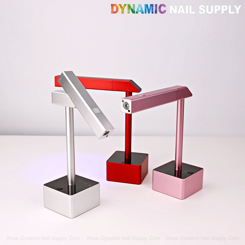 Mini UV LED flash cure lamp pink - 6