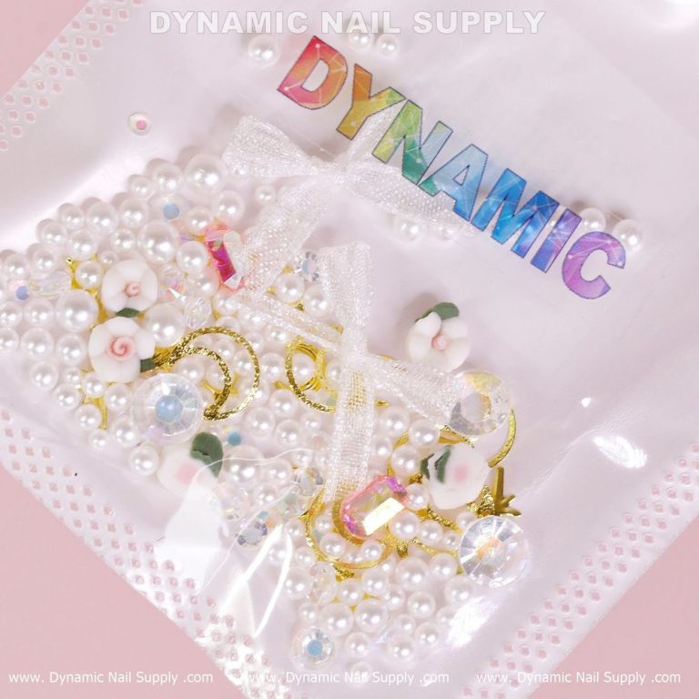 White Pearl Nail Charms for Repairing Broken Nails
